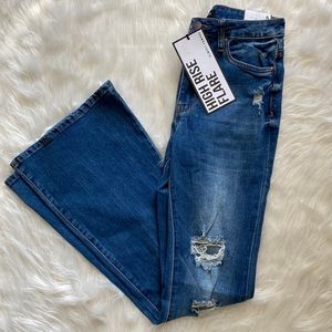 Almost Famous High Rise Flare Jeans